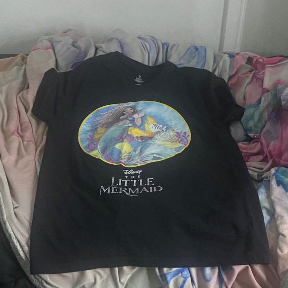 Disney The Little Mermaid Black Tee for Kids - Picture 1 of 1